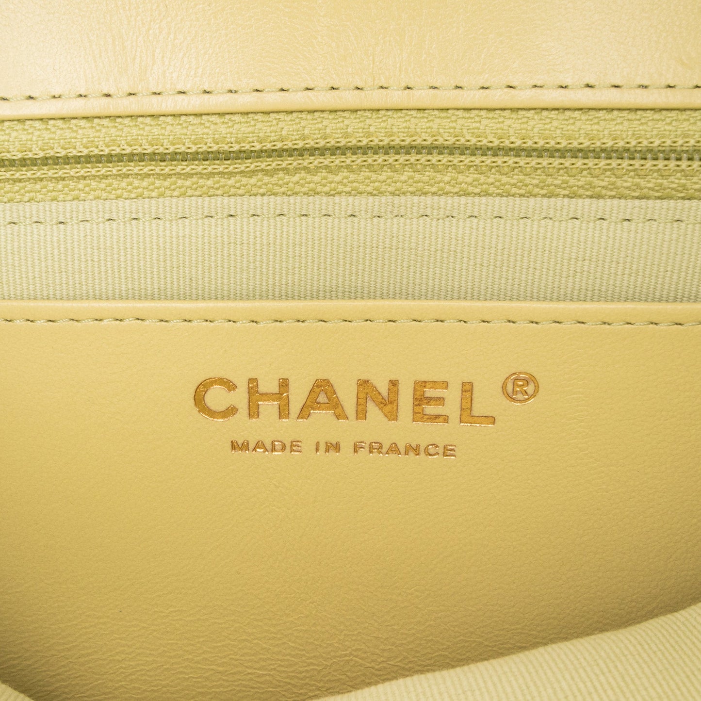 Green Chanel Small Classic Lambskin Casino Royale Charms Single Flap Crossbody Bag