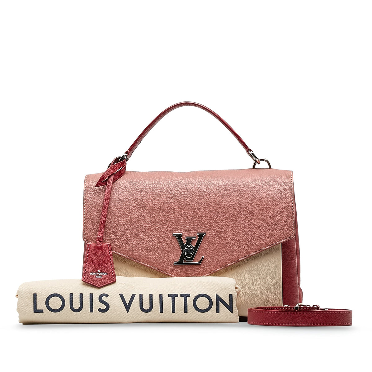 Pink Louis Vuitton MyLockMe Handle Bag Satchel