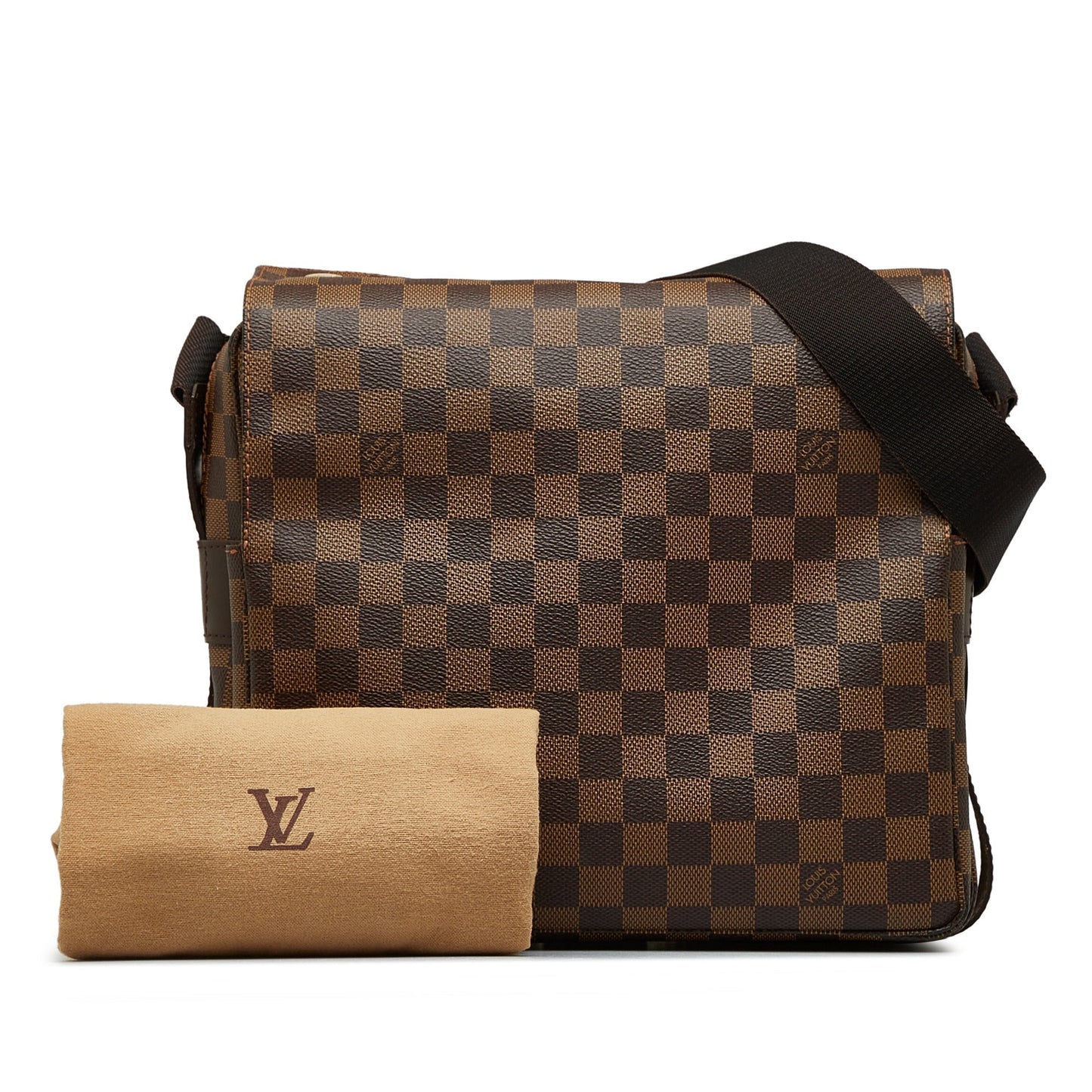 LOUIS VUITTON Damier Ebene Naviglio Crossbody Bag