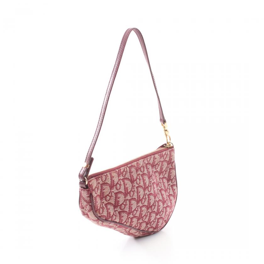 Dior Saddle Bag Trotter HandBag Canvas