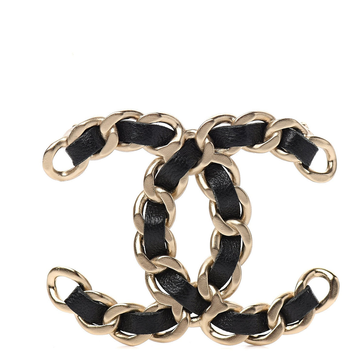 Chanel Lambskin Chain CC Brooch