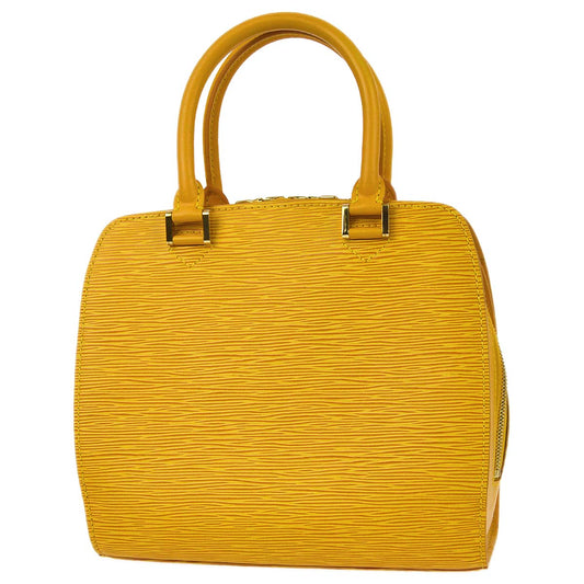 Louis Vuitton 1998 Yellow Epi Pont Neuf Handbag M52059