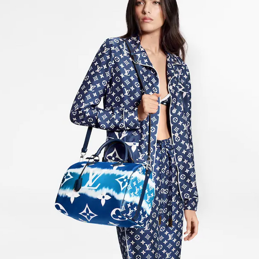 Louis Vuitton Escale Speedy Bandouliere 30 Bleu