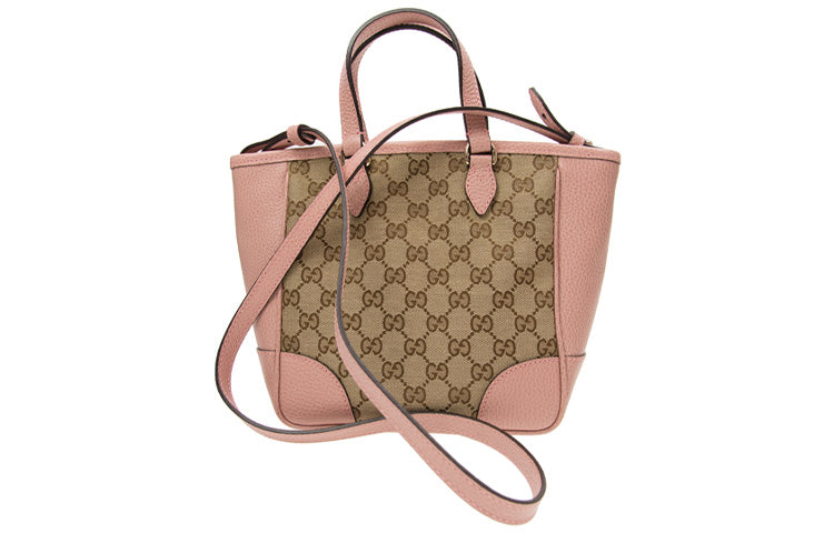 (WMNS) GUCCI GG Printing Single-Shoulder Bag Brown/Pink 449241-KY9LG-8609