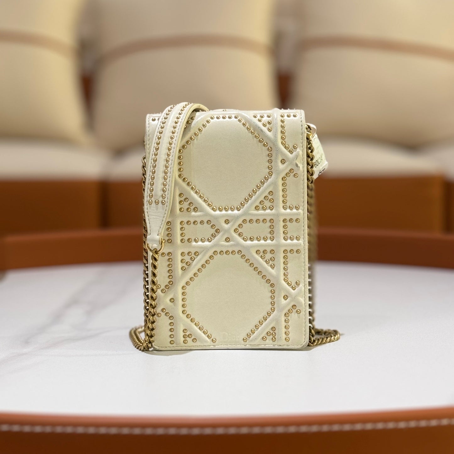 DIOR DIORAMA WHITE BAG
