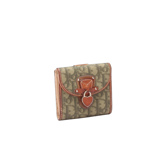 Oblique Canvas Compact Wallet