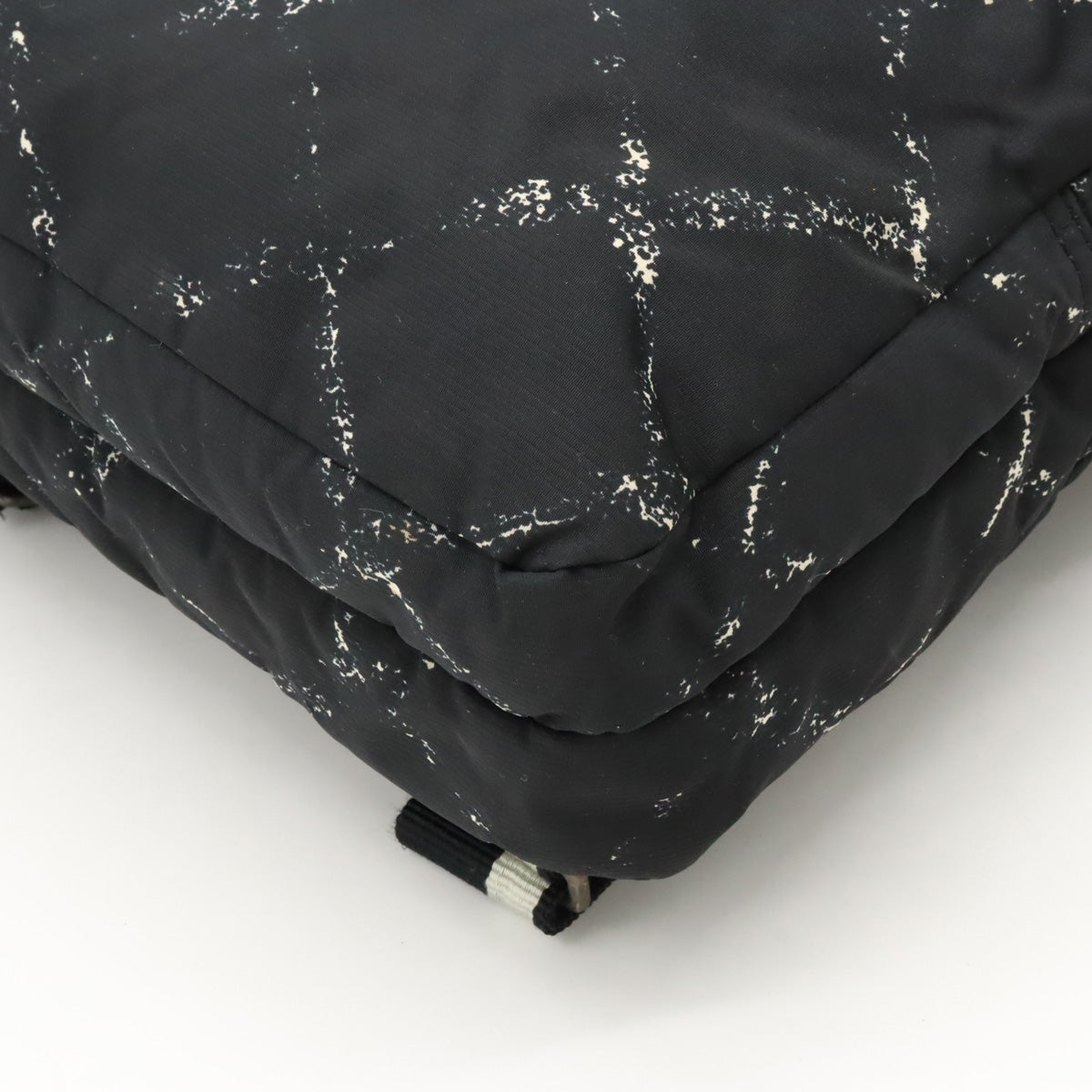 Chanel  Travel Line Rucksack Backpack  Nylon  Black Black Blumin