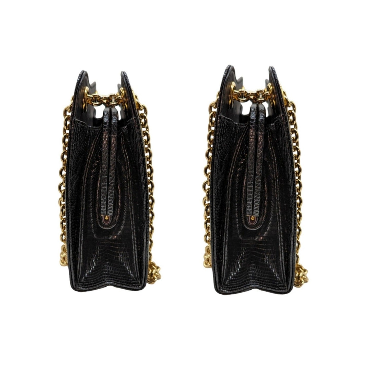 Gucci Zumi Lizard Frame Shoulder Bag