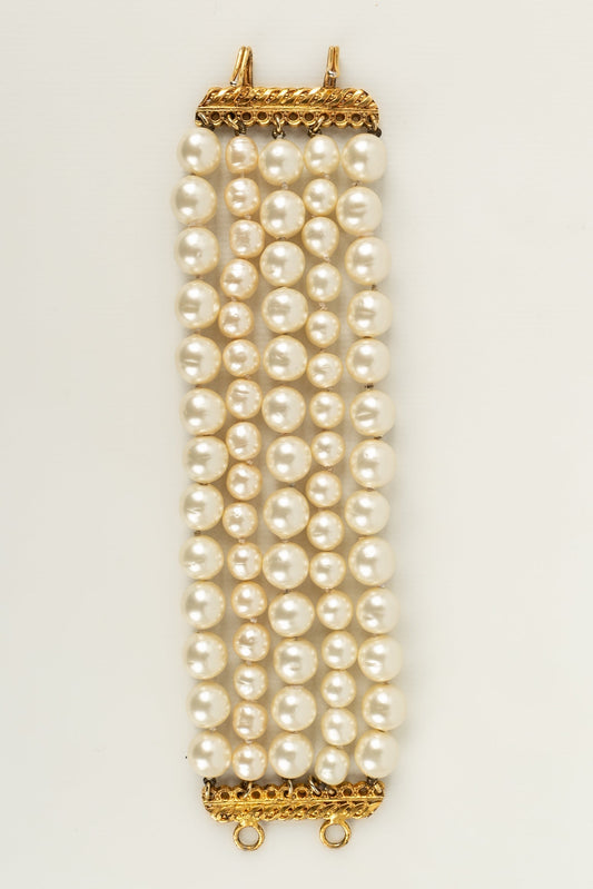 Bracelet de perles nacrées Chanel