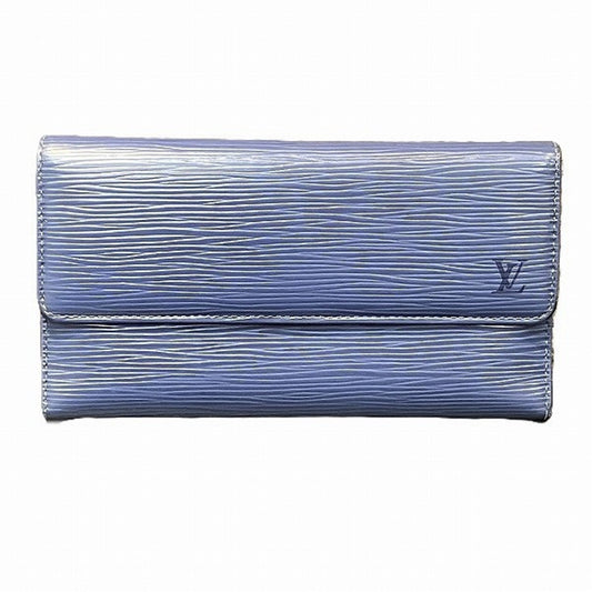 Louis Vuitton Epi  Epi Leather Long Wallet (Tri-Fold)