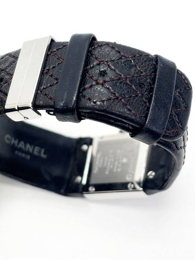 Matrace black silver quartz watch 4VCHC29542 Chanel