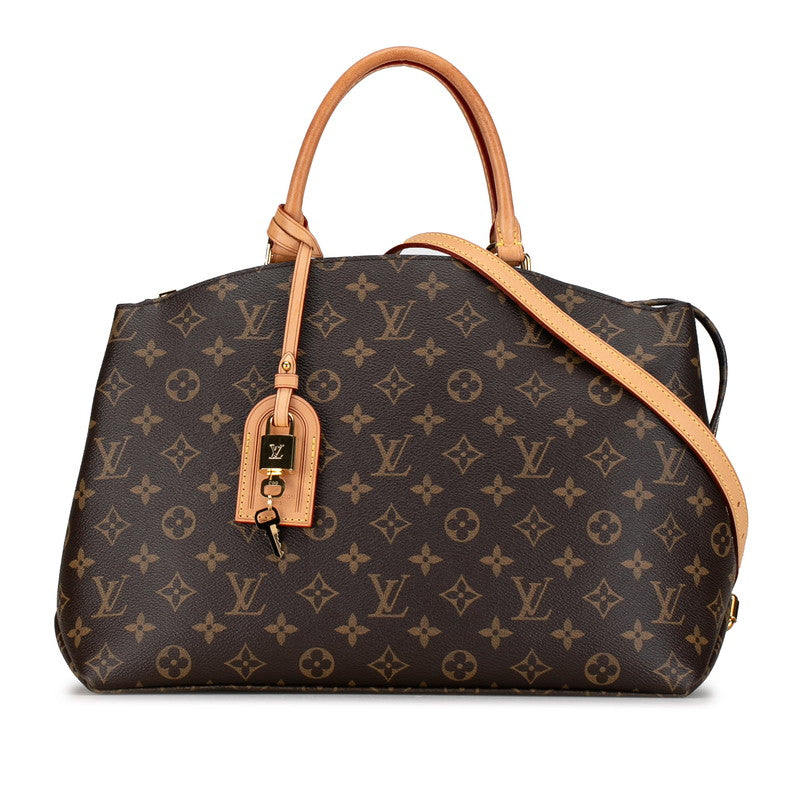 Louis Vuitton Monogram Grand Paré MM Handbag 2WAY M45898 Brown PVC Leather  Louis Vuitton