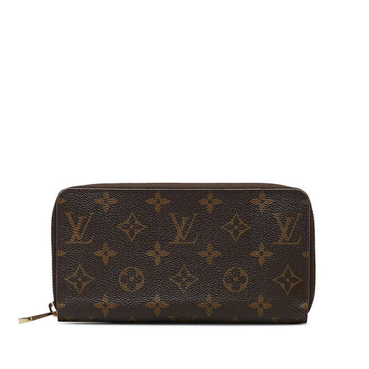 Louis Vuitton Monogram  Wallet Round  Long Wallet M41895 Brown PVC  Louis Vuitton