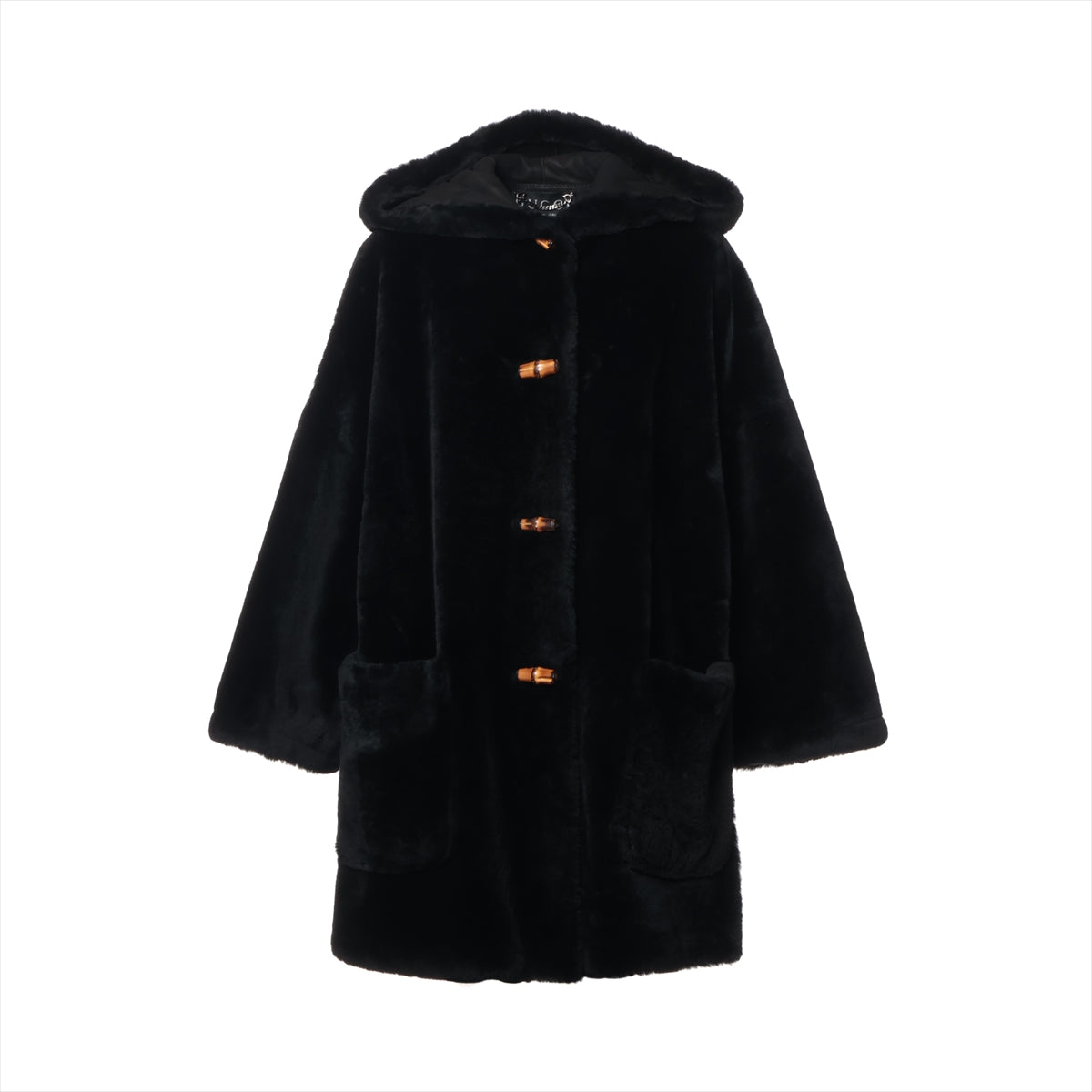 Gucci 96 Mounton Longcoat 42  Black Tomford Period Bamboos