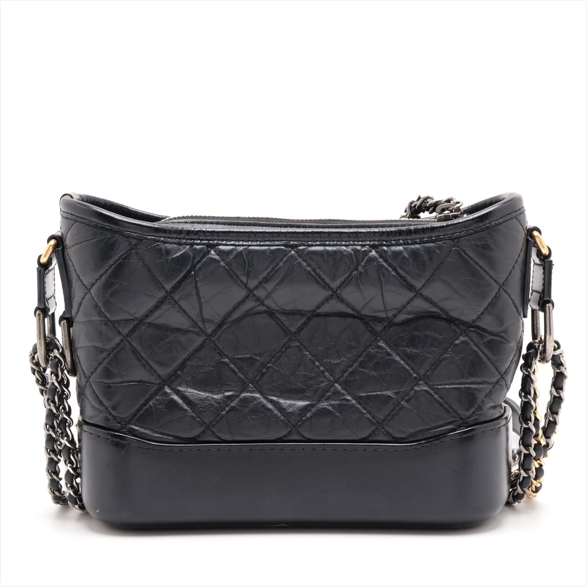 Chanel Gabriel Du Chanel Vintage  Chain Shoulder Bag Black 28th