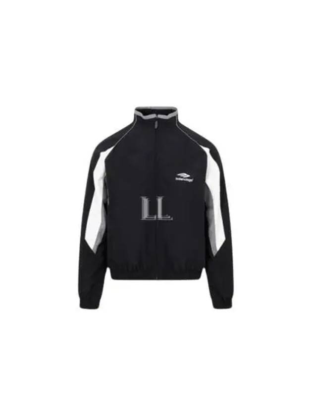 Luxury Balenciaga  3B Sports Icon Regular Track Jacket Black