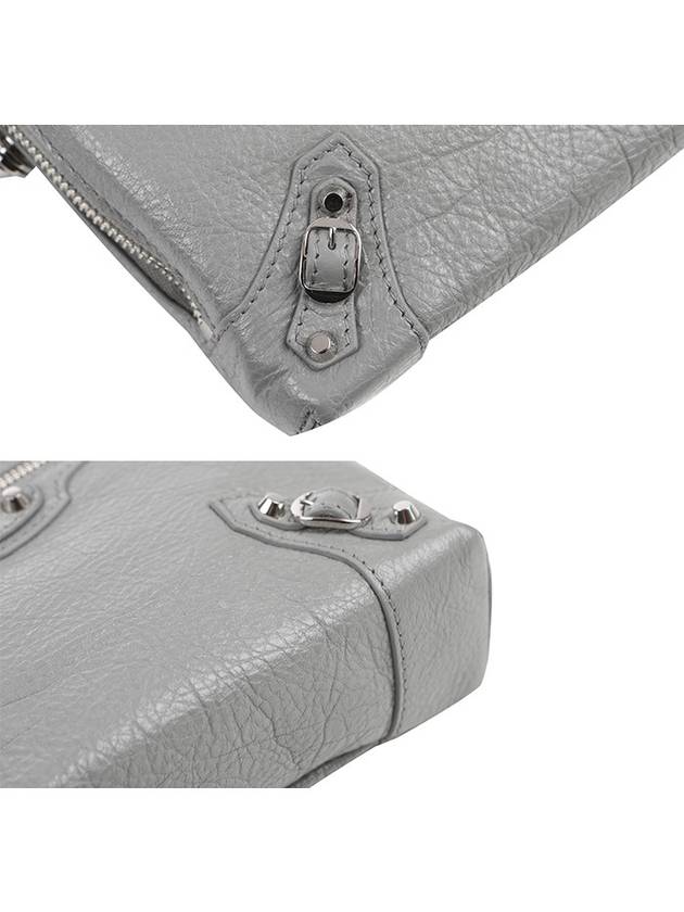 Luxury Balenciaga  Classic Reporter Chain Cross Bag Grey