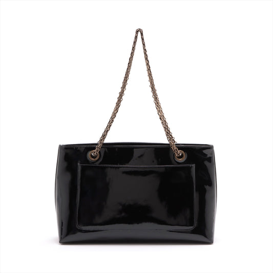 Chanel Coco Patent Leather Chaintot Bag Black G  6th