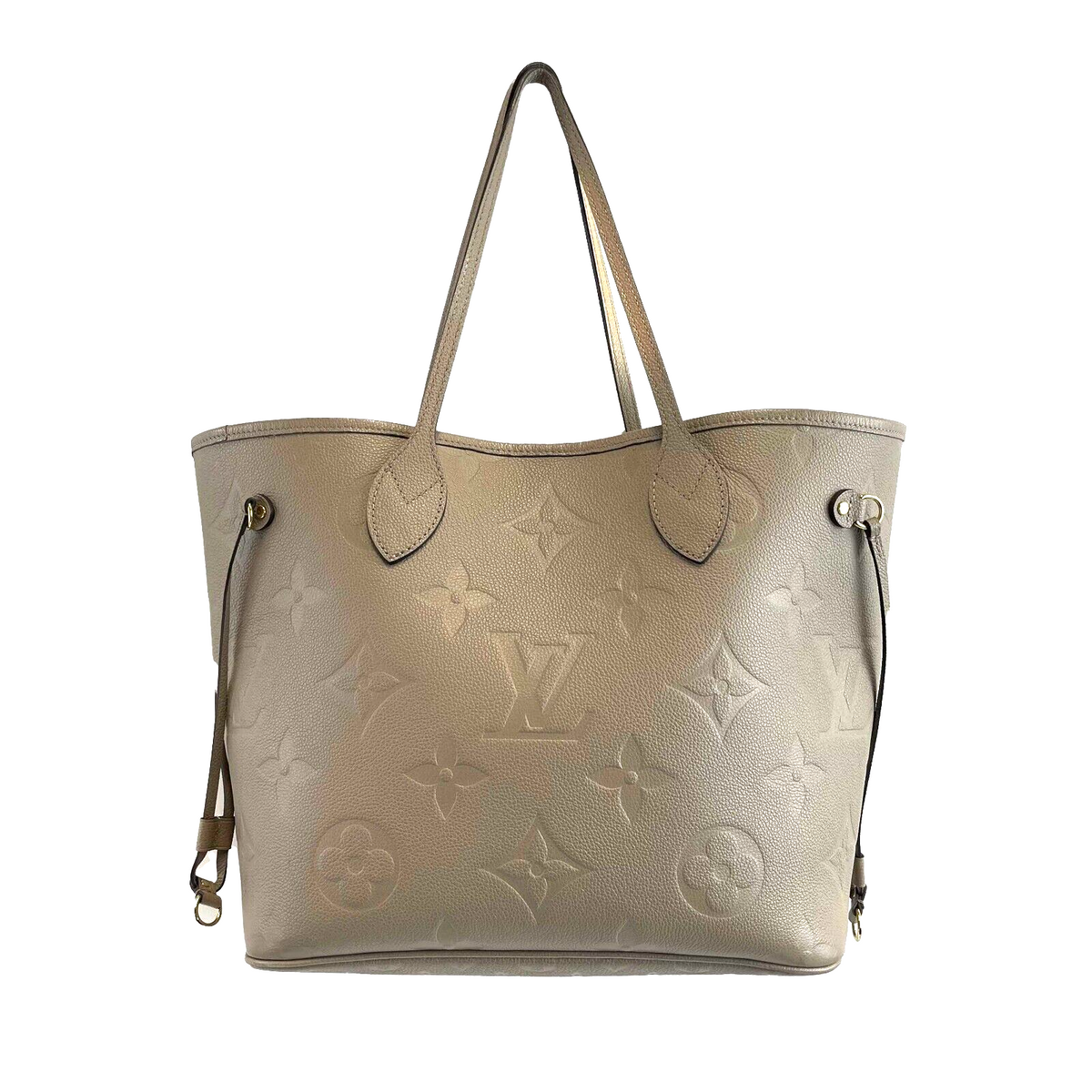 LOUIS VUITTON Neverfull Empreinte Monogram w/Pouch MM