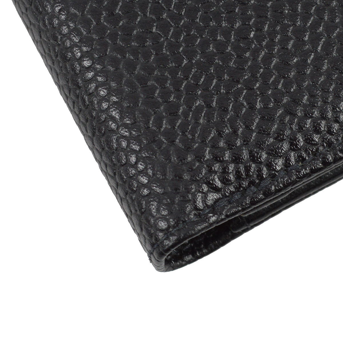 Chanel 1997-1999 Black Caviar Timeless Bifold Wallet