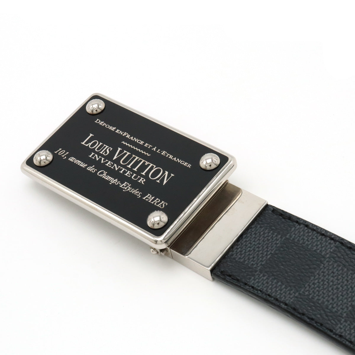 LOUIS VUITTON Louis Vuitton Damiègrafit Sanctuary Anventour Reverse Belt For Men #90 90/36 M9632U