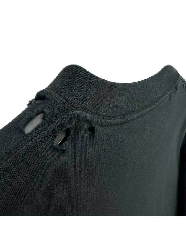 Luxury Balenciaga  BB Logo Sweatshirt Black