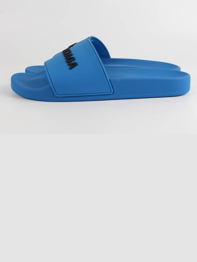 Luxury Balenciaga  logo slippers blue 40 250
