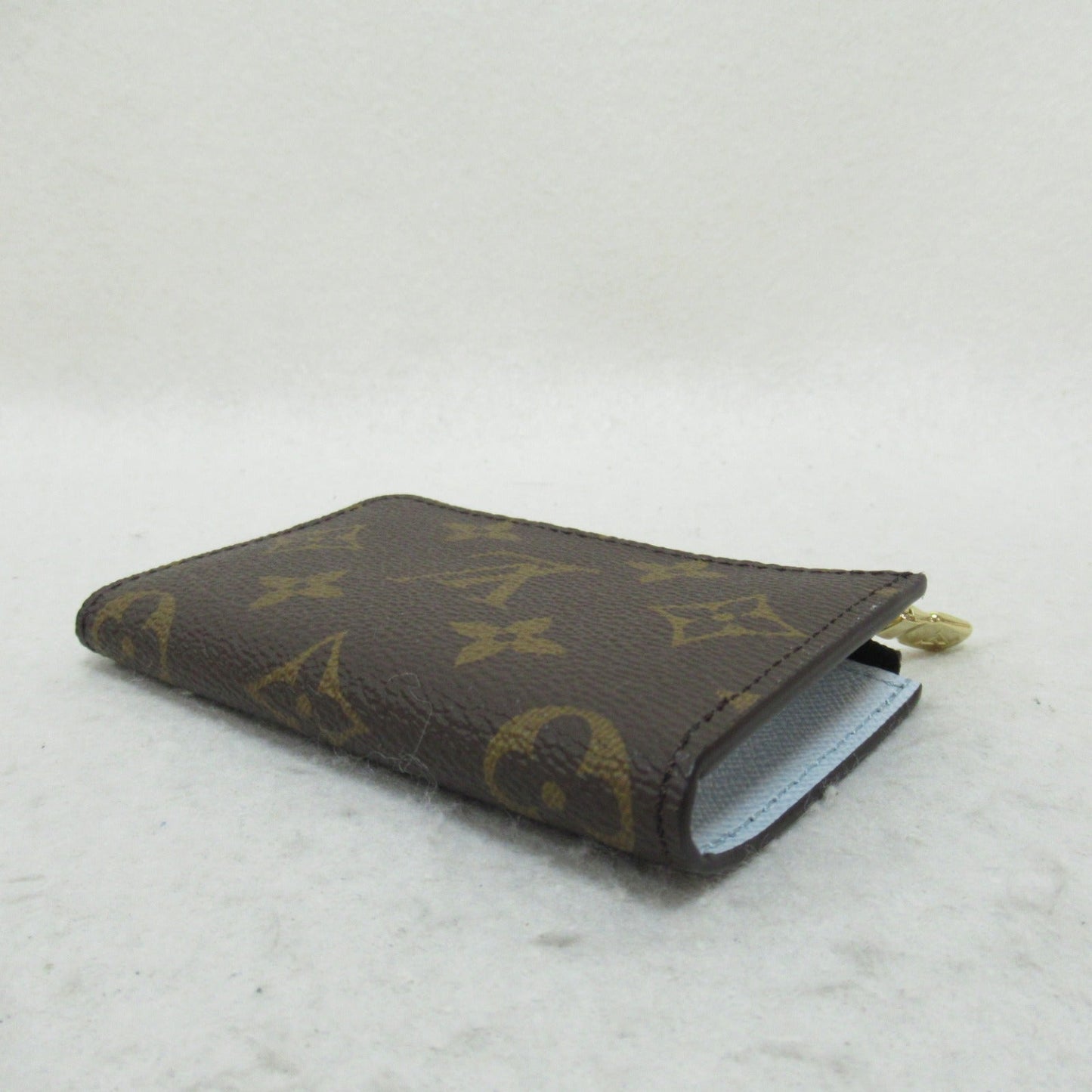 Louis Vuitton Porte Claire ah Key & Coin Case Wallet PVC Coated Canvas Monogram   Brown / Blue / Orange Blue M83612