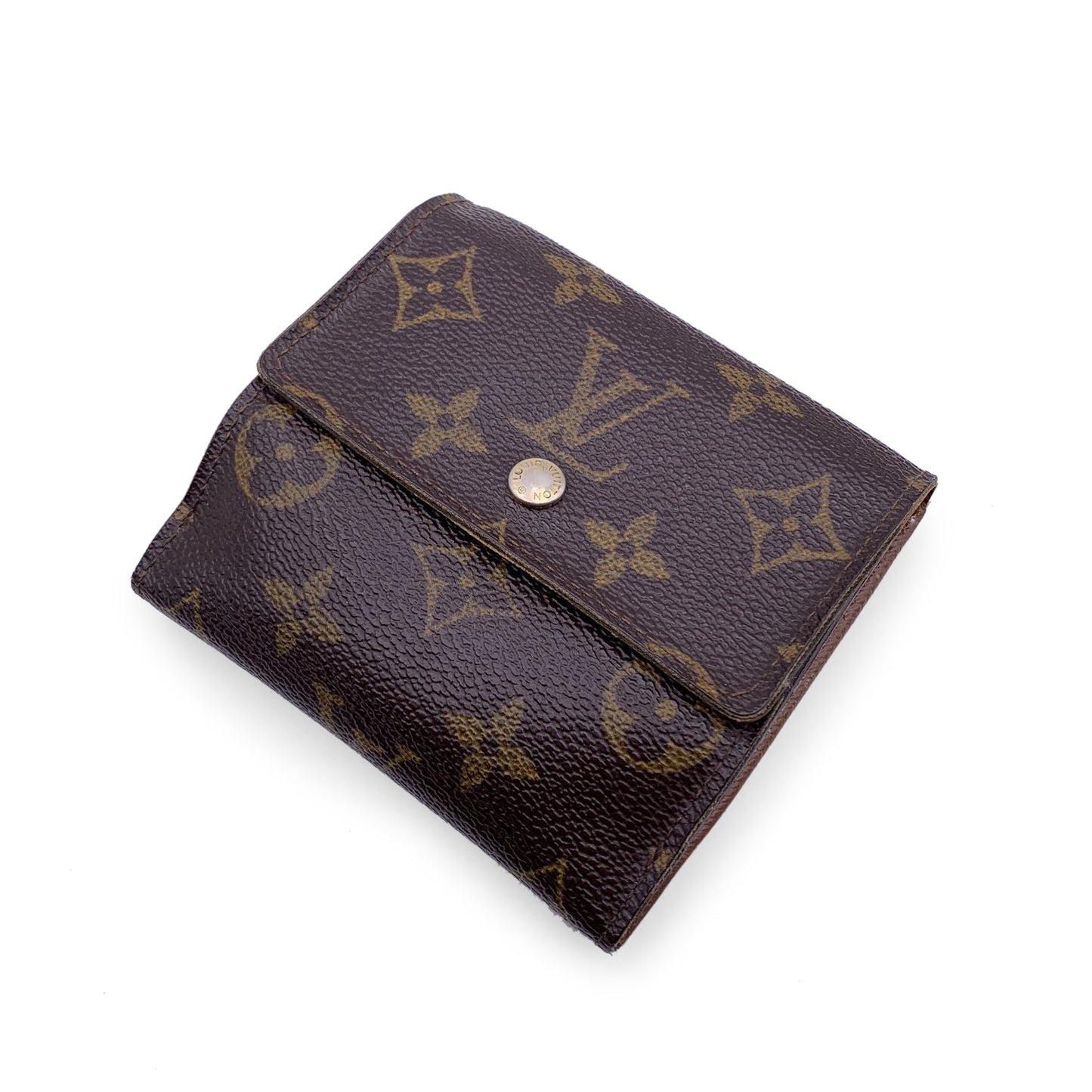 LOUIS VUITTON Monogram Elise Square Compact Wallet M61654