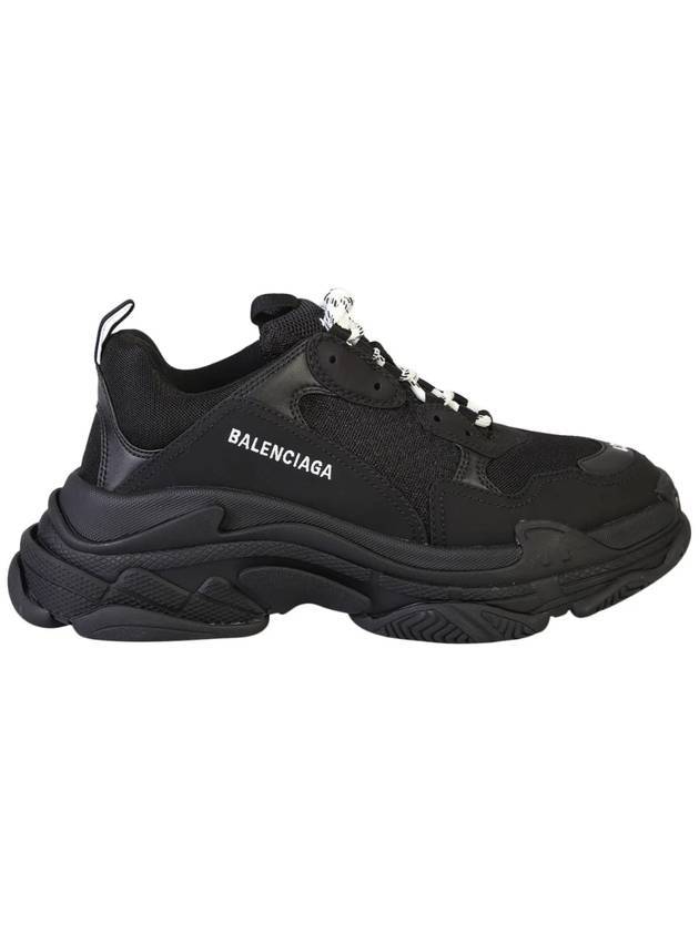 Luxury Balenciaga  Triple S Low Top Sneakers Black