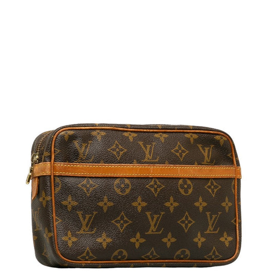 Louis Vuitton Monogram M51847 Second Bag Leather Brown