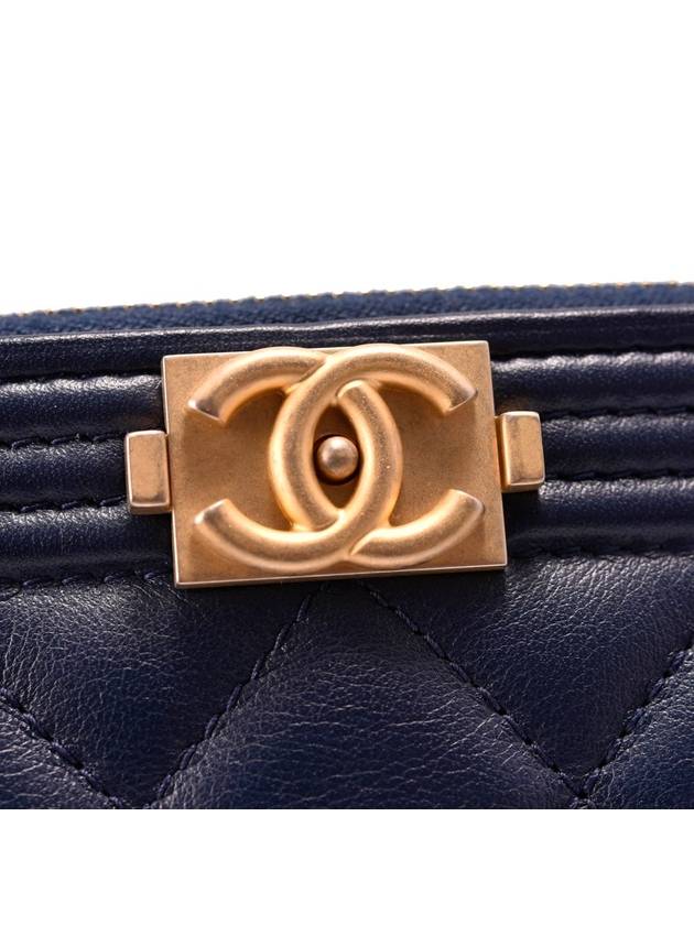Women s Boy Clutch Large Lambskin A80570 Chanel