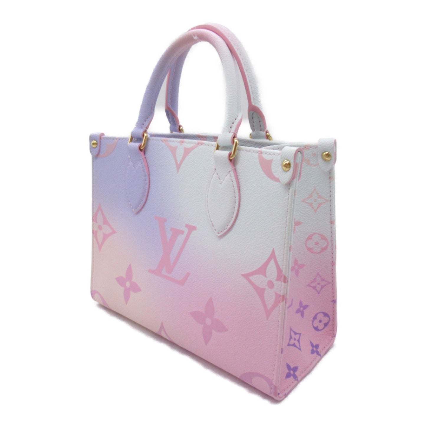 Louis Vuitton On The Gor PM 2w Tote Bag Tote Bag PVC Coated Canvas  Pink M59856