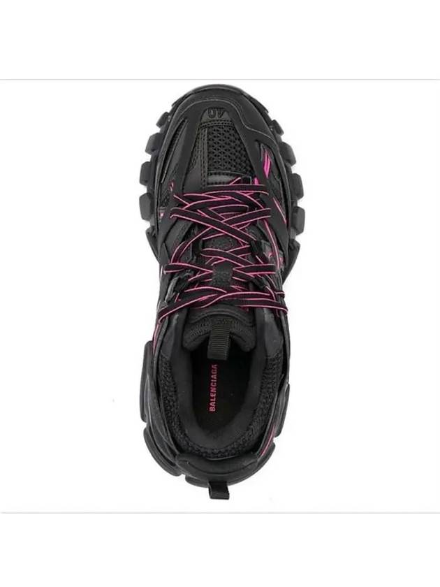 Luxury Balenciaga  Track Runner Low Top Sneakers Black Pink
