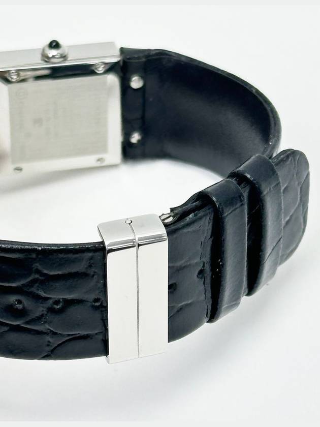 Black silver mattrasse quartz watch 4VCHC16479 Chanel