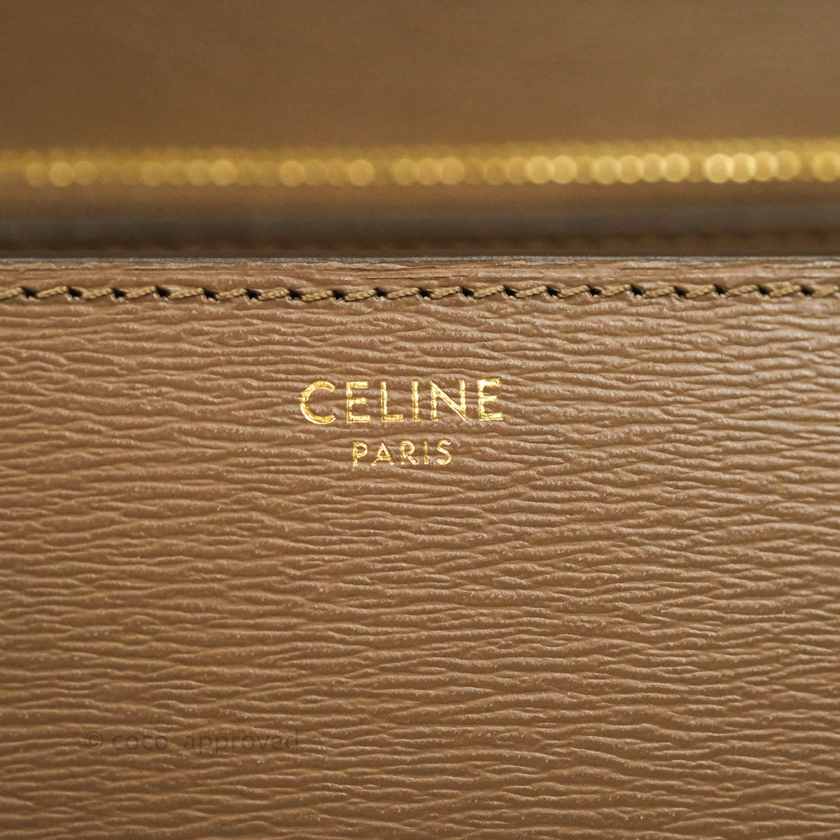 Celine Medium Classic Box Flap Bag Souris Liege Calfskin