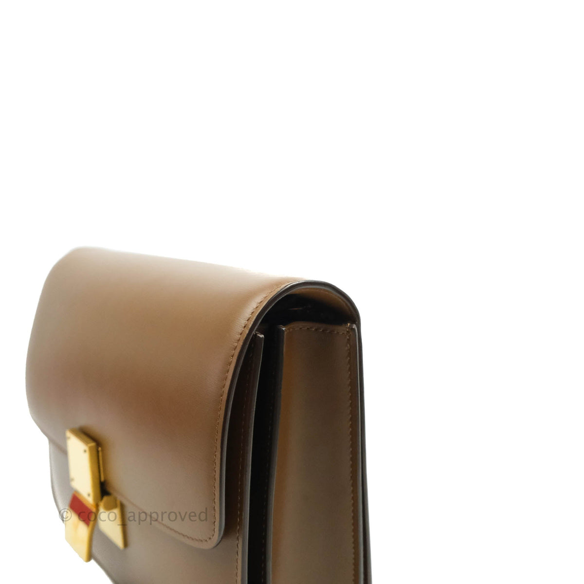 Celine Medium Classic Box Flap Caramel Calfskin