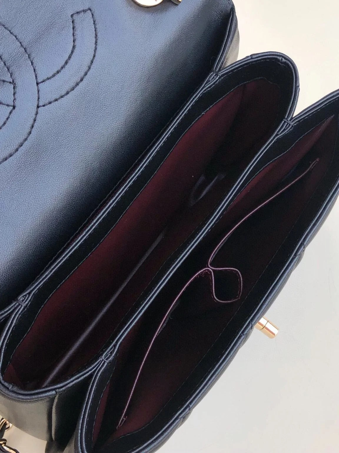 Chanel Flap Bag With Top Handle Black