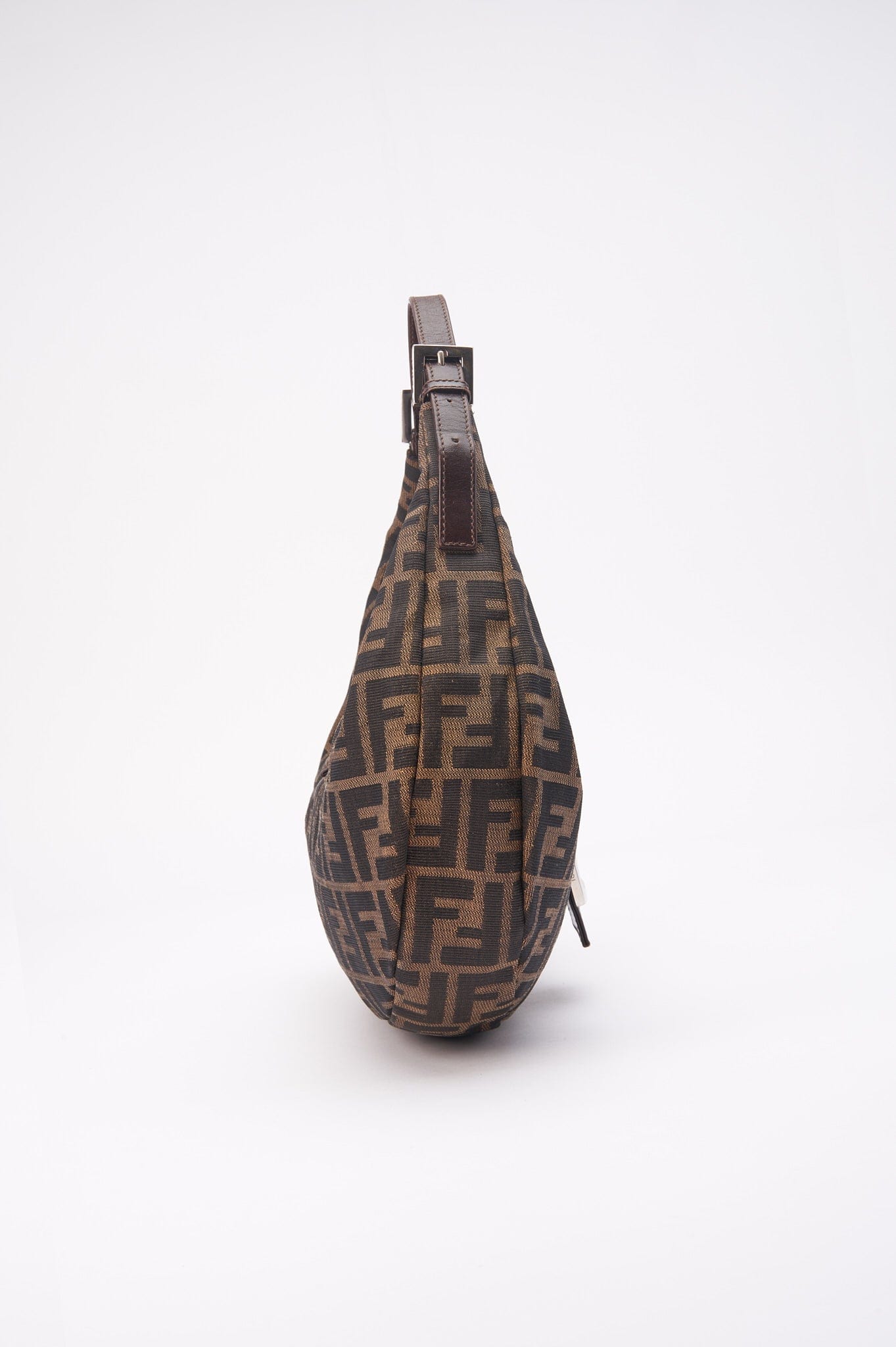 Vintage Fendi Zucca Canvas Croissant Bag