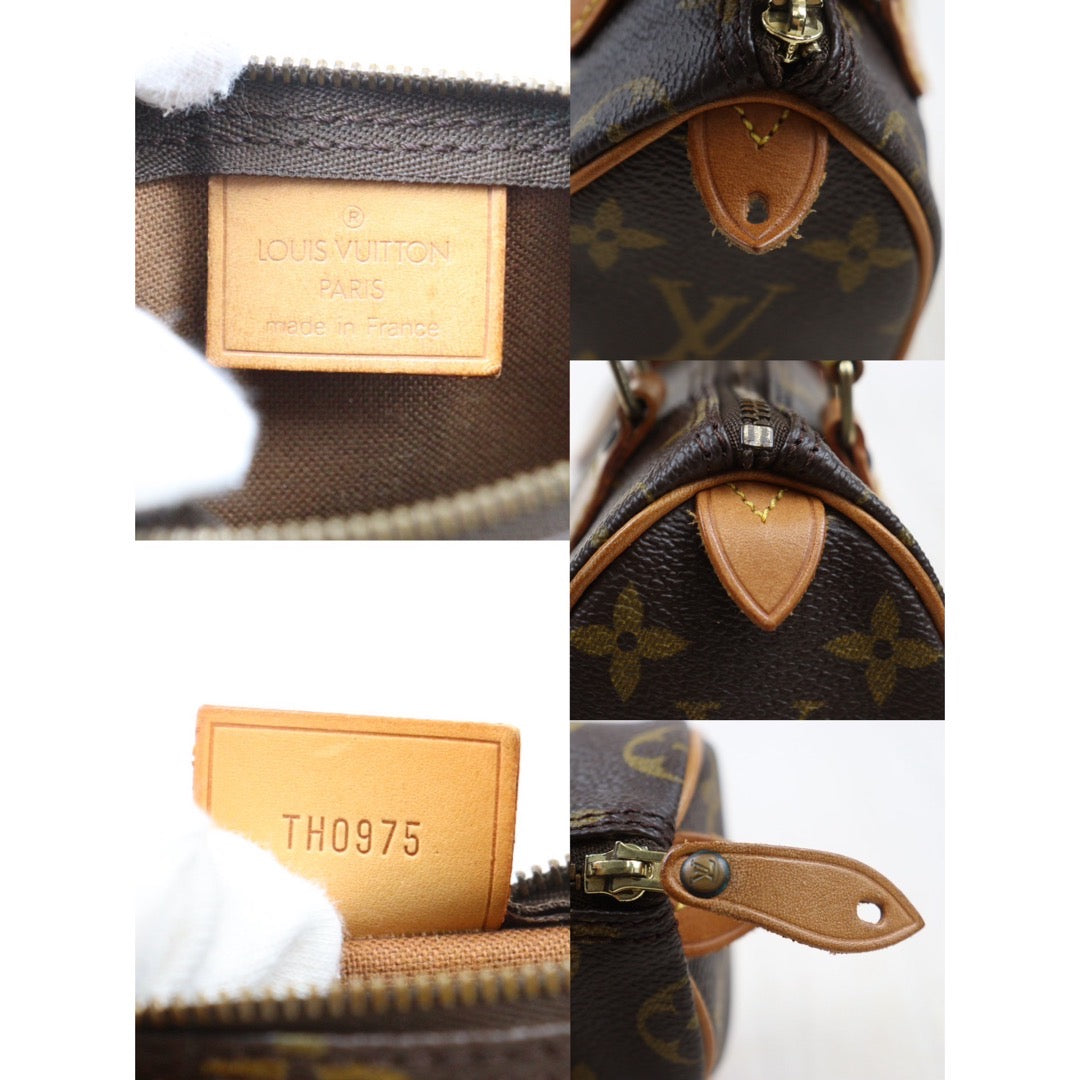 Rank AB ｜ LV Monogram Mini Speedy Handbag ｜24070905
