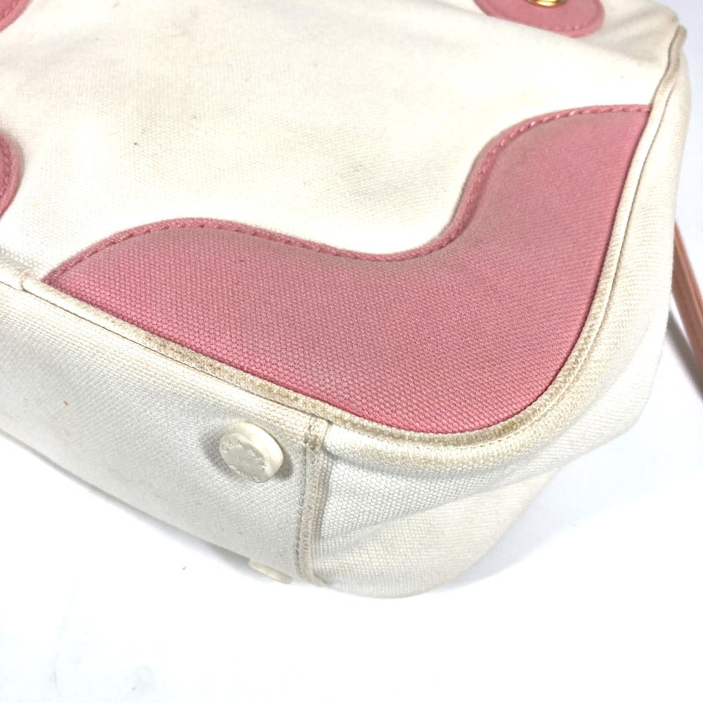 CHANEL Tote Bag canvas pink CC COCO Mark Marshmallow