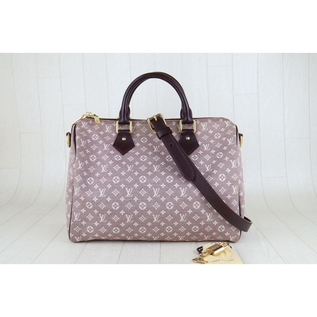 Very Good ( Rank A) ｜ LV Monogram Denim Speedy 30 Hand Bag With Shoulder Strap｜H25032101