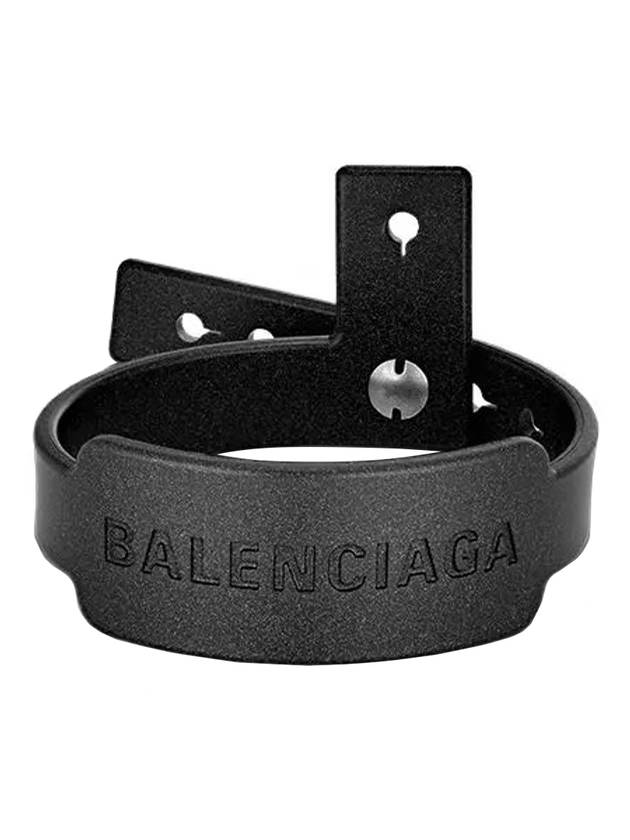 Luxury Balenciaga  Logo Festival Bracelet Black