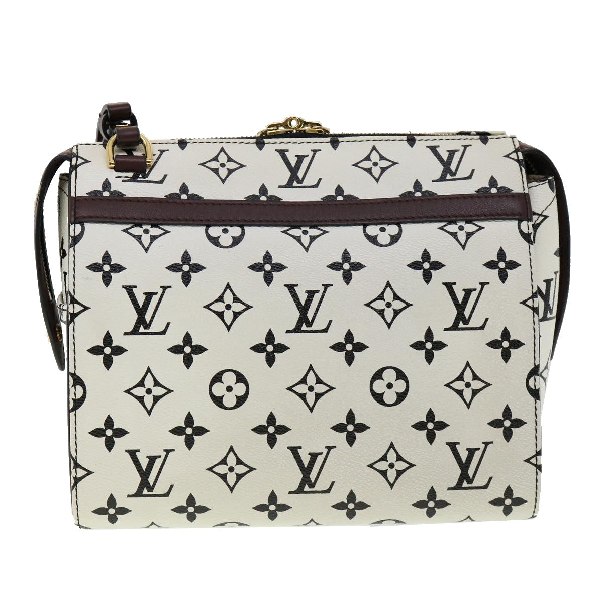 LOUIS VUITTON Monogram Speedy Amazon PM Shoulder Bag White M42210 LV  30478A