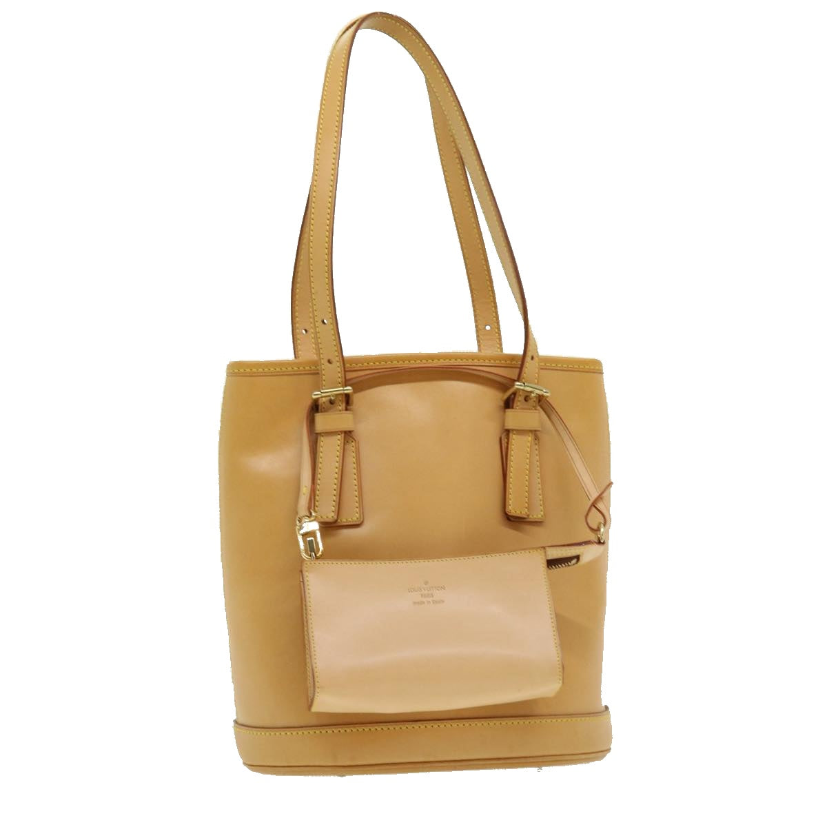 LOUIS VUITTON Nomad Bucket PM Shoulder Bag Beige M85001 LV Auth 30531A
