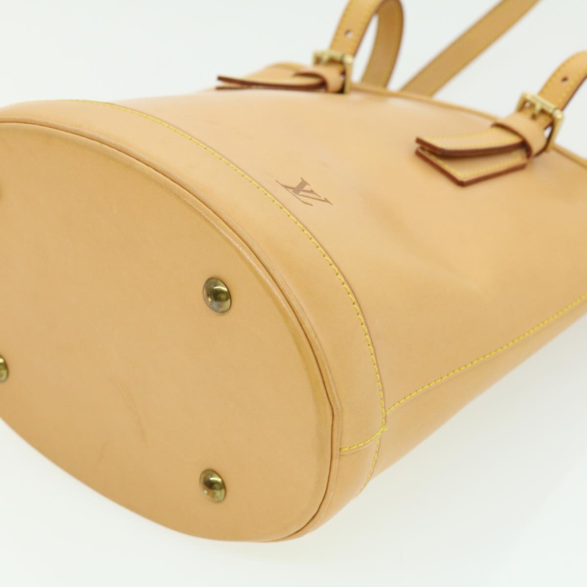 LOUIS VUITTON Nomad Bucket PM Shoulder Bag Beige M85001 LV Auth 30531A