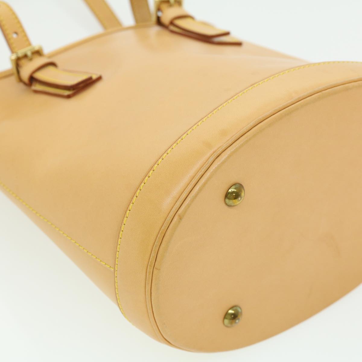 LOUIS VUITTON Nomad Bucket PM Shoulder Bag Beige M85001 LV Auth 30531A