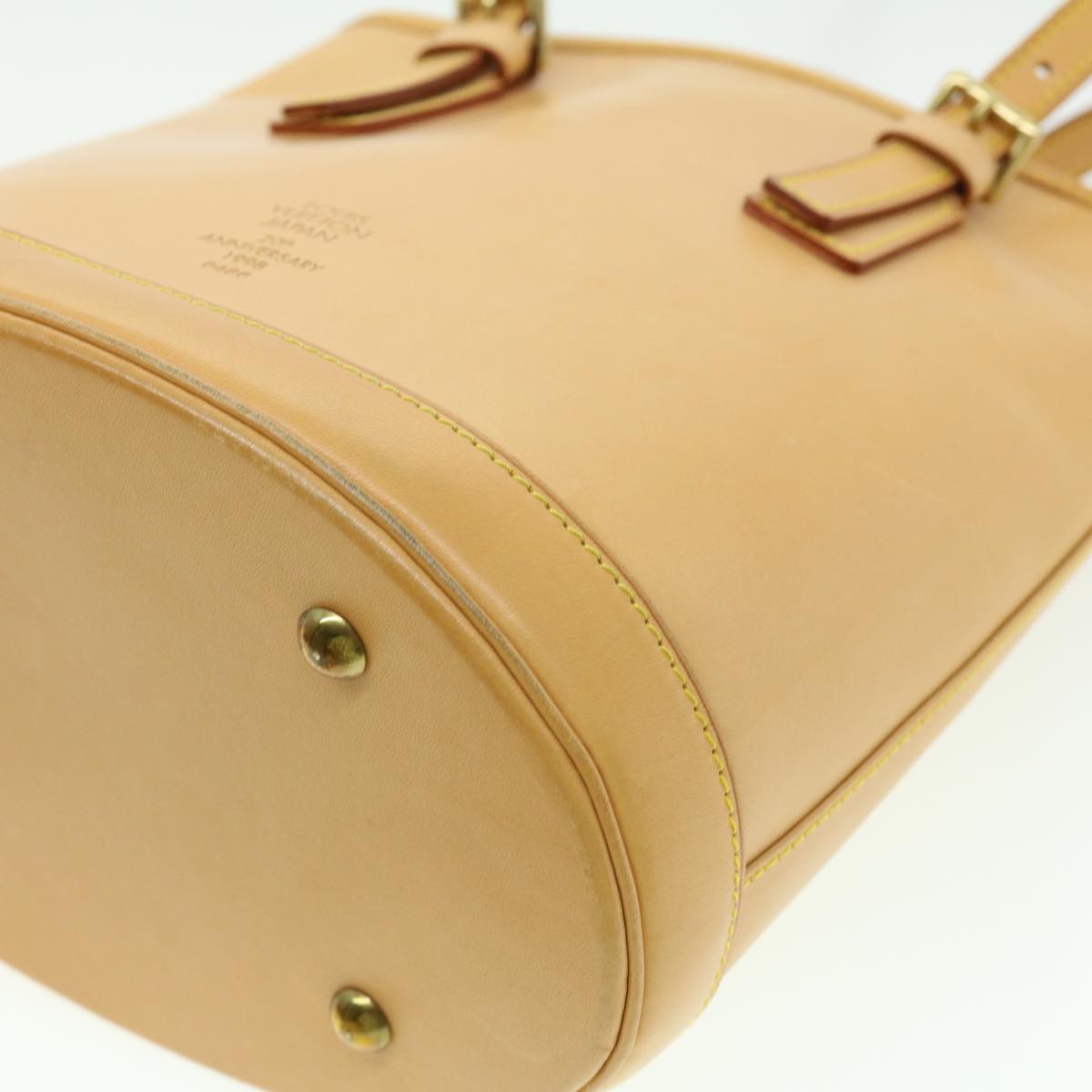 LOUIS VUITTON Nomad Bucket PM Shoulder Bag Beige M85001 LV Auth 30531A