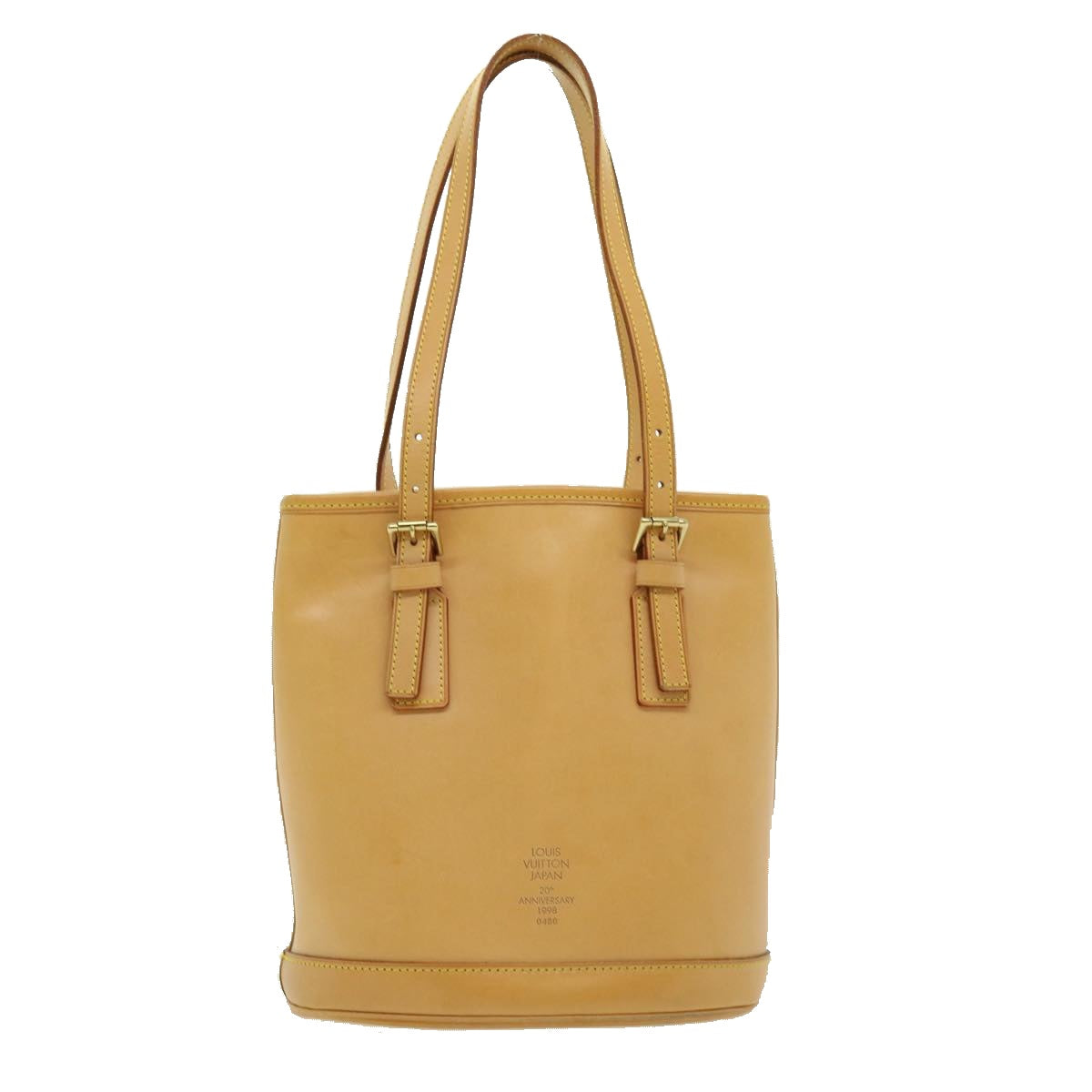 LOUIS VUITTON Nomad Bucket PM Shoulder Bag Beige M85001 LV Auth 30531A