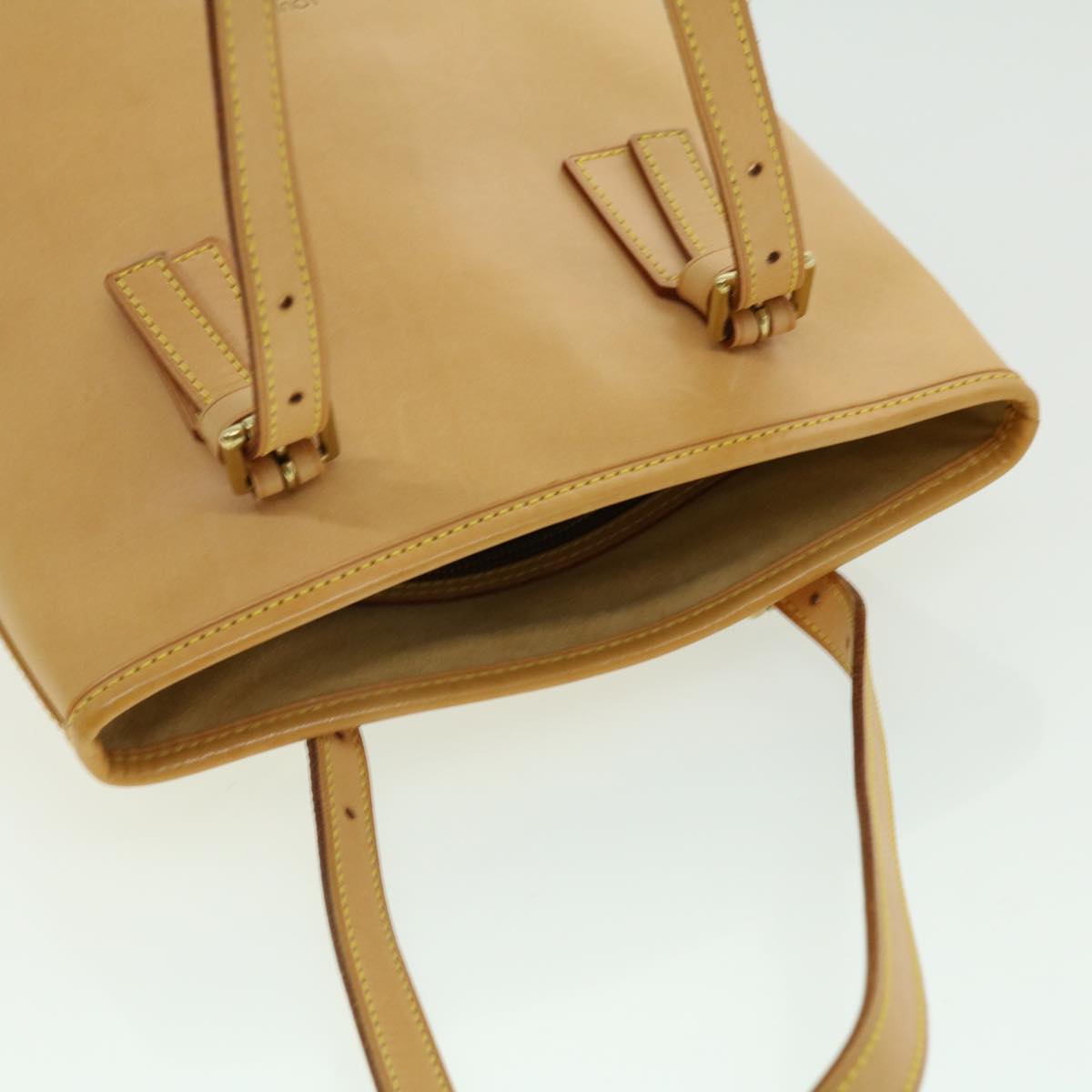 LOUIS VUITTON Nomad Bucket PM Shoulder Bag Beige M85001 LV Auth 30531A